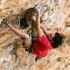 Hening na Rollito Sharma 8b+ fot.Mateusz Haładaj