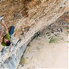 Trudna sekcja na Fuck the system 9a fot.Maciek Lesser Gajewski